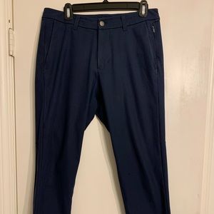 Lululemon Mens Commuter Pants. Navy. Slim Fit. 30x30